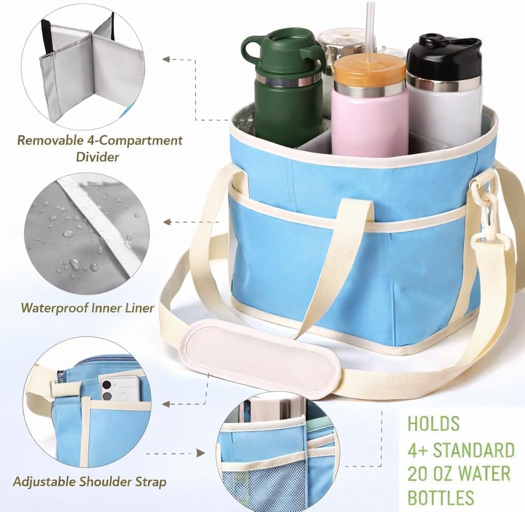 CarrySip™ Drink Carrier ☕ — 4 Cups, One Easy Trip